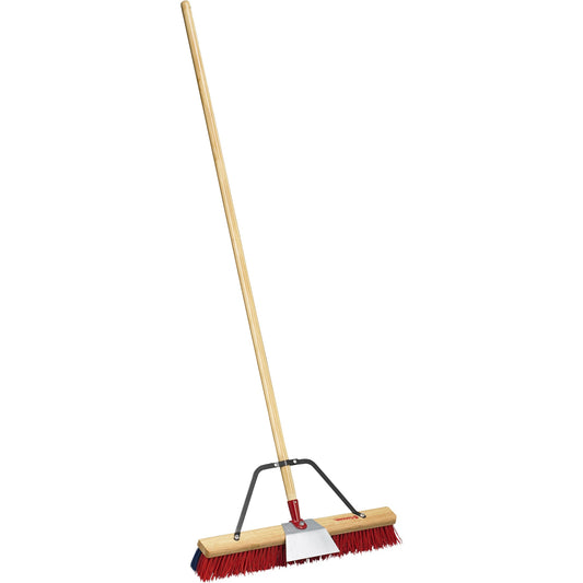 Corona Push Broom 24 in, 2 Bristle