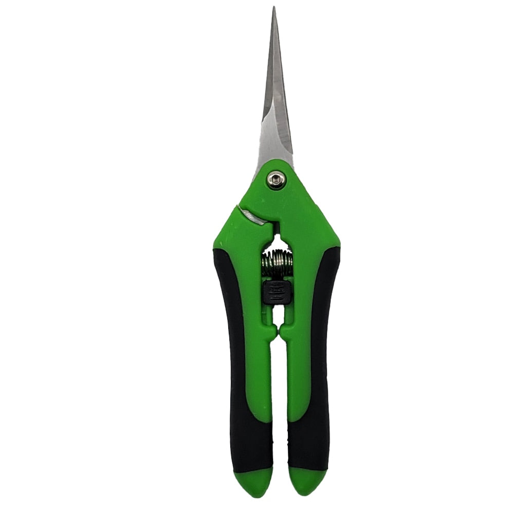 Supply Guy Straight Cannabis Micro Snip, Green Handle