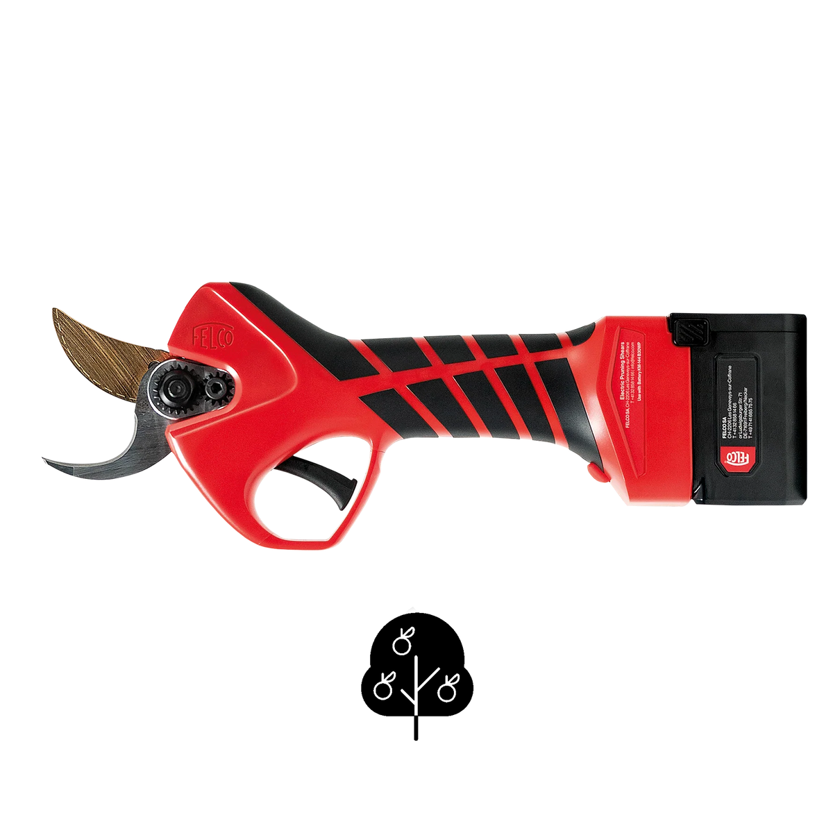 FELCO 834 Cordless Electric Pruner with 2 x 14.4V Batteries