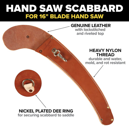 Jameson Hand Saw Leather Scabbard