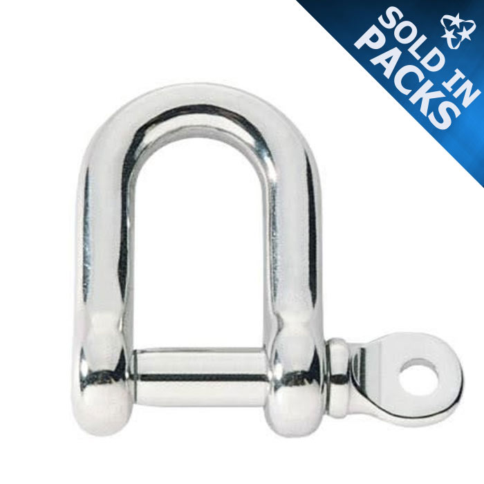 US Rigging Stainless Steel D Shackle
