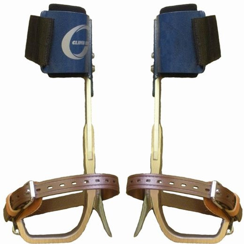 Climb Right Aluminum Spurs with Ultra Light Pads