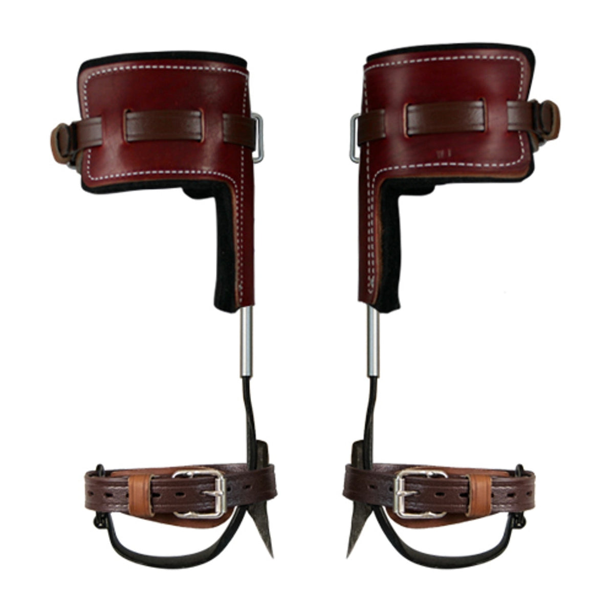 Klein Steel Pole Climbing Spurs with T Pads