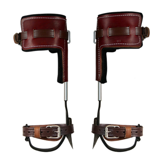 Klein Steel Pole Climbing Spurs with T Pads