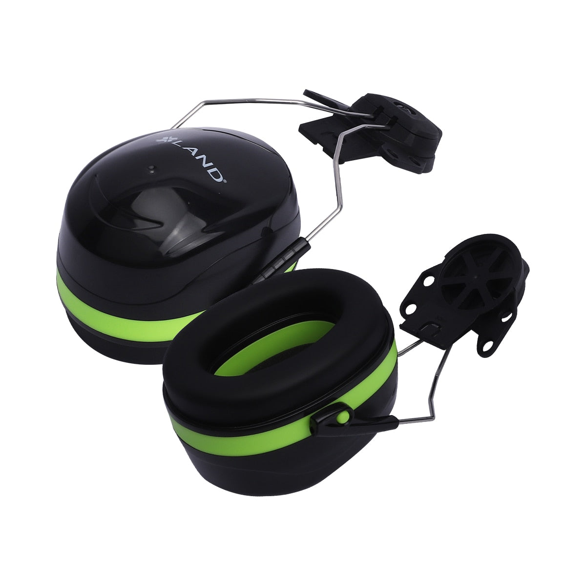 Land Helmets Premium Slotted Hard Hat Earmuffs, NRR 22