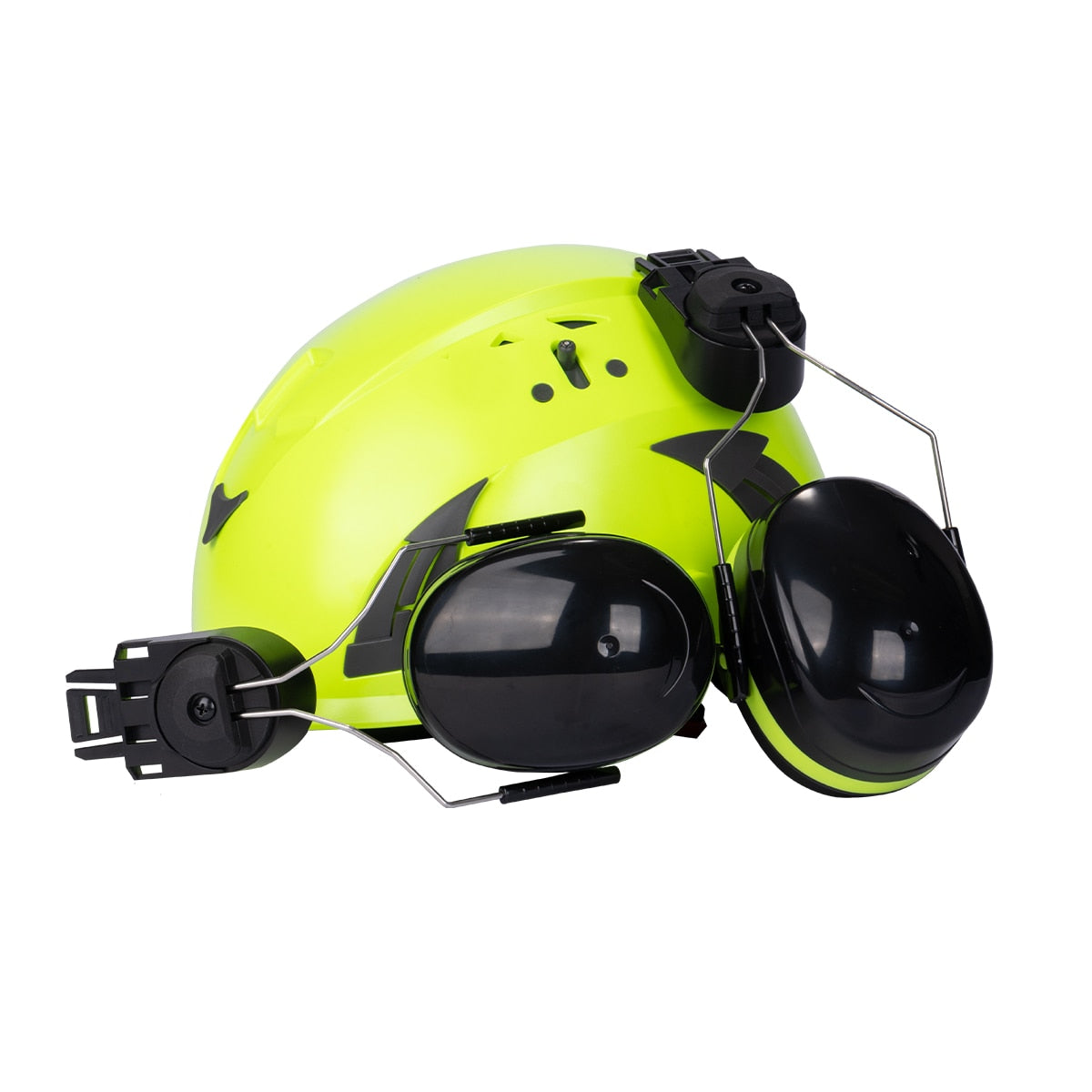 Land Helmets Premium Slotted Hard Hat Earmuffs, NRR 22