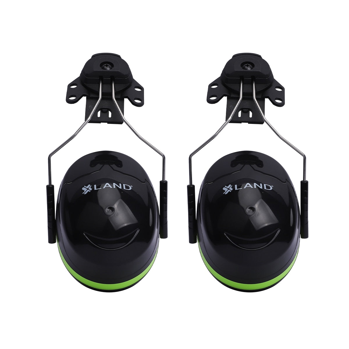 Land Helmets Premium Slotted Hard Hat Earmuffs, NRR 22