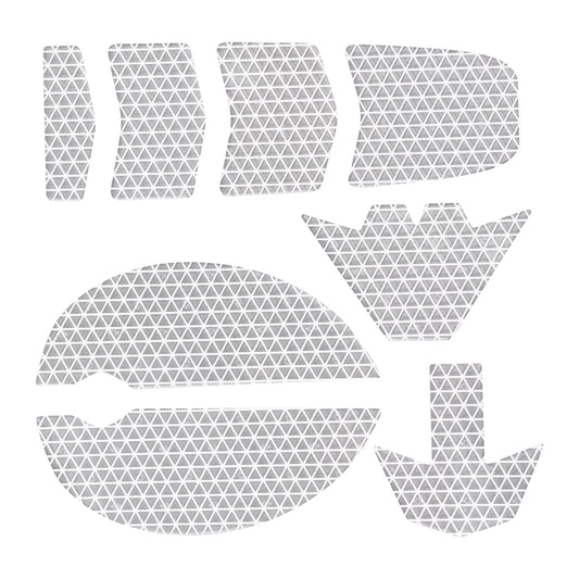 Land Helmets Hi-Viz Reflective Sticker Kit