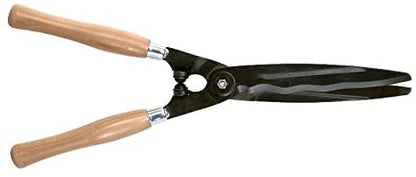 Bahco P57-25-W Shear, Wood Handles Wavy Blade