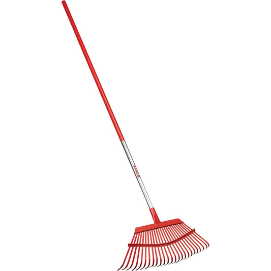 Corona Fixed Tine Leaf Rake 19 in, Aluminum Handle