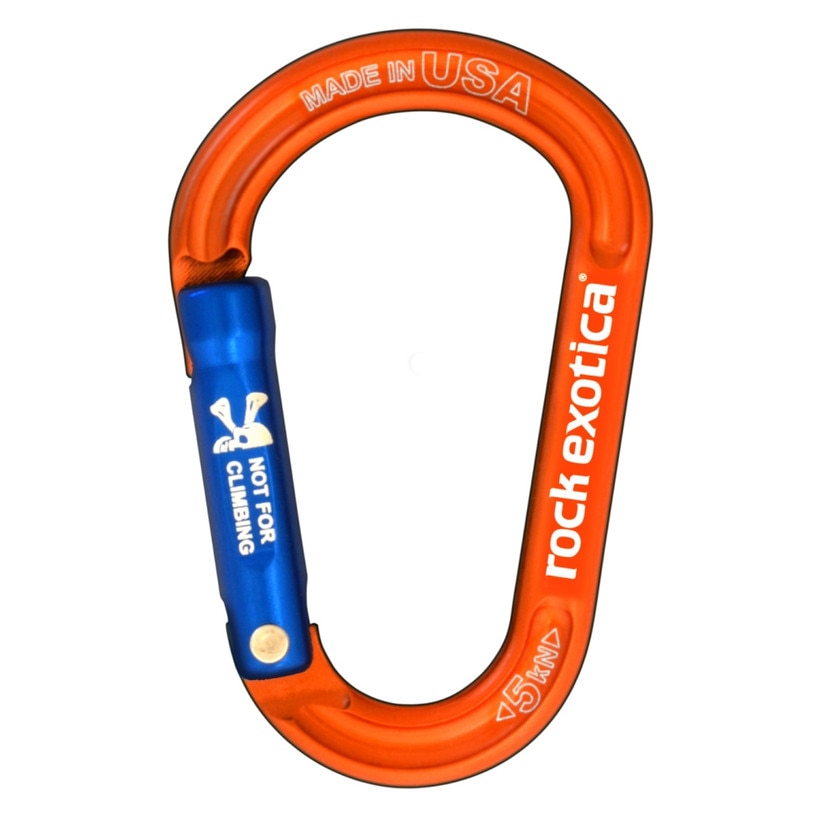 Rock Exotica RockX Accessory Carabiner - Orange
