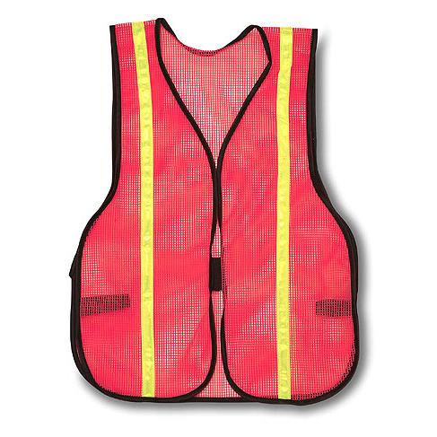 ASNA Class I Safety Vest - Orange Mesh