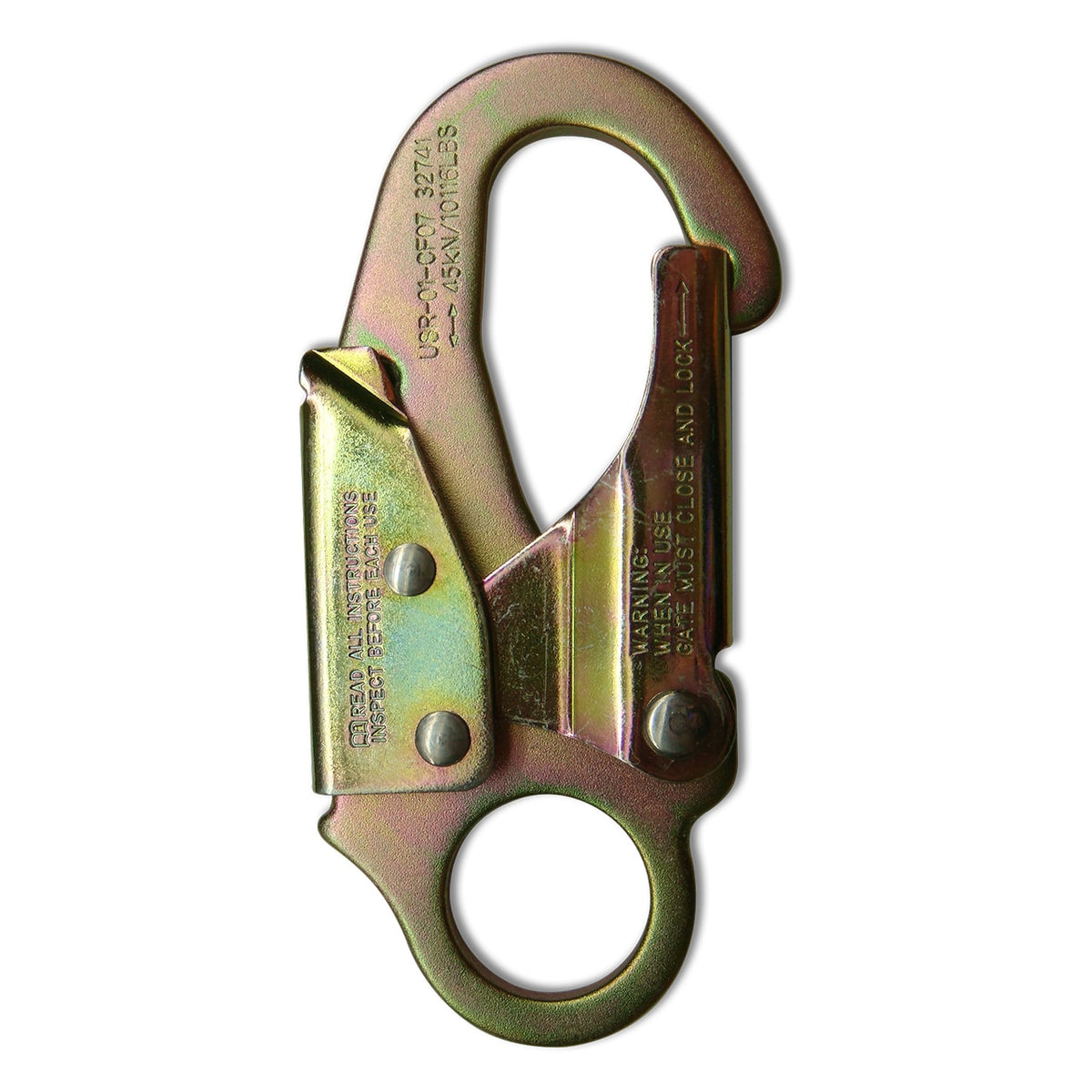 ProClimb Double Lock Safety Snap Hook, ANSI Z359.1