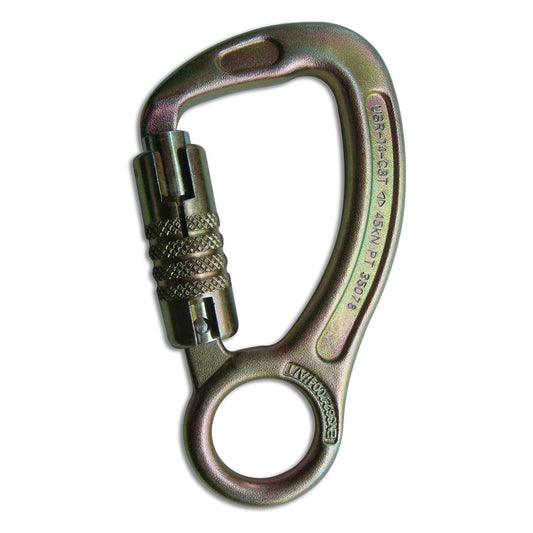 STL CARABINEER FIXED EYE 45kN