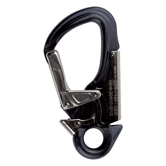 ProClimb Aluminum Triple Lock Snap Hook, Black