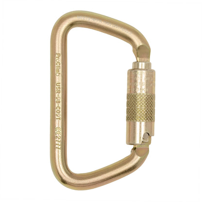 U.S. Rigging Large Equal-D Carabiner, Triple Lock