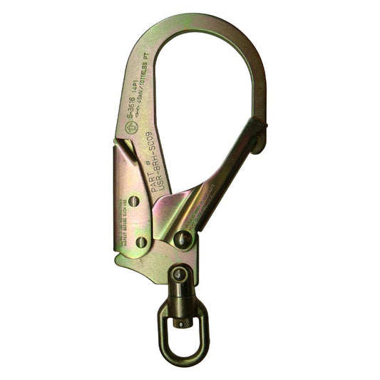ProClimb Steel Swivel Snaphook, Double Action, 45kN