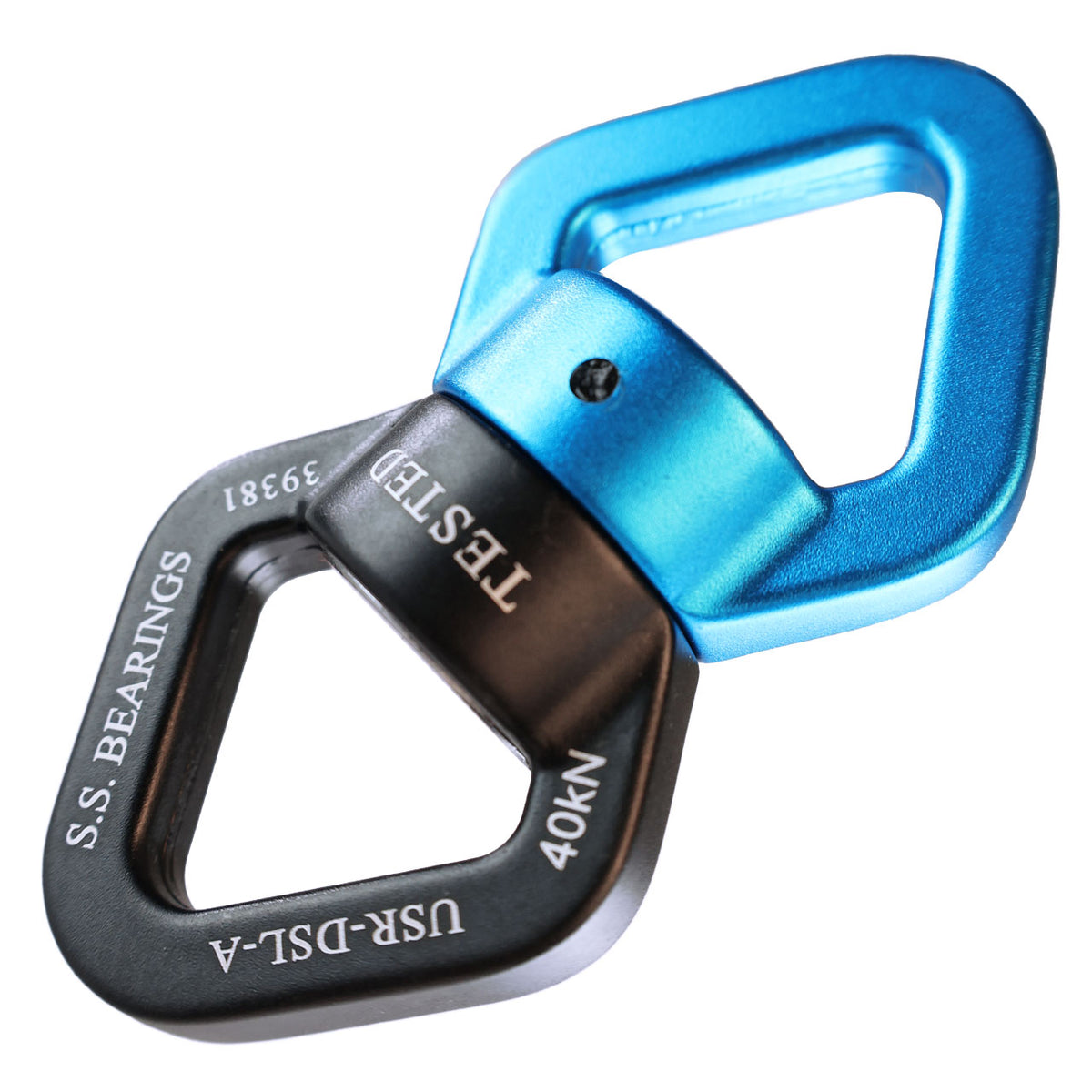 ProClimb Double Bearing Rescue Swivel, Stainless Steel Bearing, 40kN