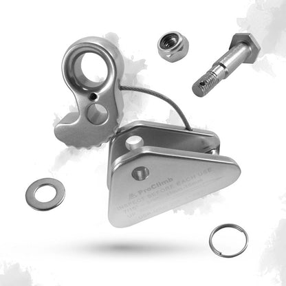 ProClimb Mini Rope Grab USR-MRG-200 with removable cam, bolt and nut