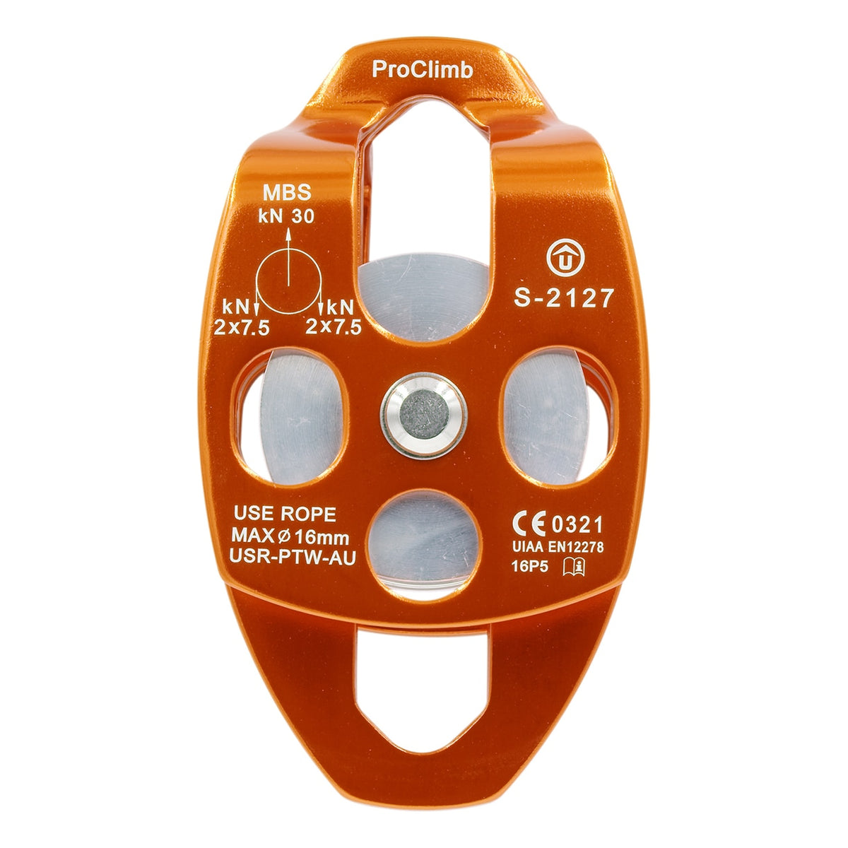 US Rigging ProClimb double pulley USR-PTW-AU