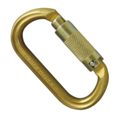 ISC Offset Oval Steel Keylock Carabiner