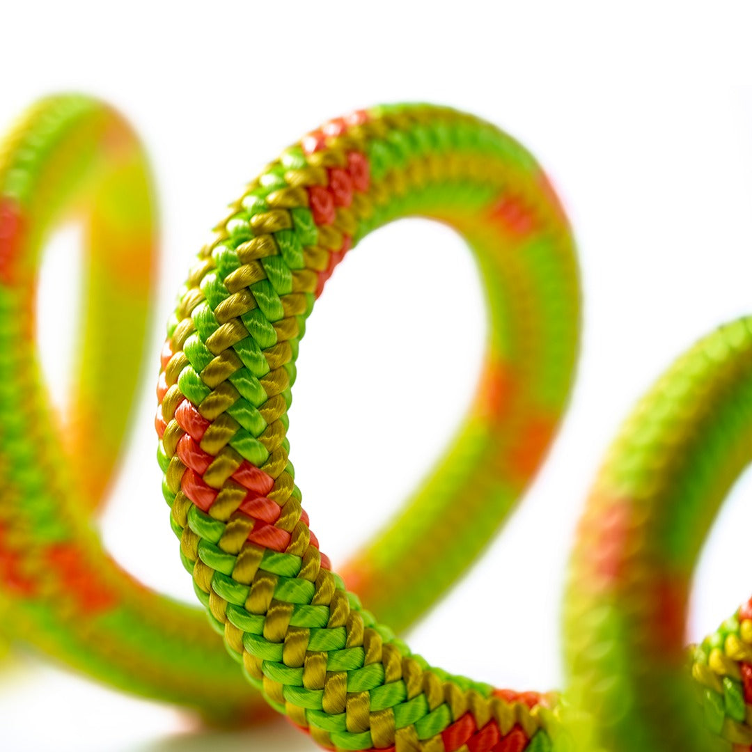 Pelican Arborist-PRO 11.8mm x 120', Yellow/Lime-Orange, Two Sewn Eyes