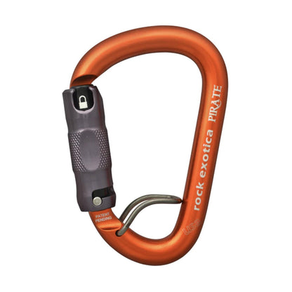 Rock Exotica Pirate WireEye Carabiner, Orange, Auto