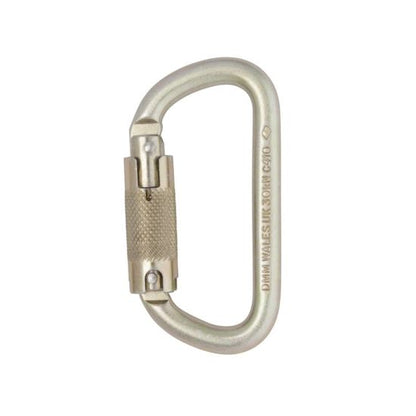 U.S. Rigging Large Equal-D Carabiner, Triple Lock