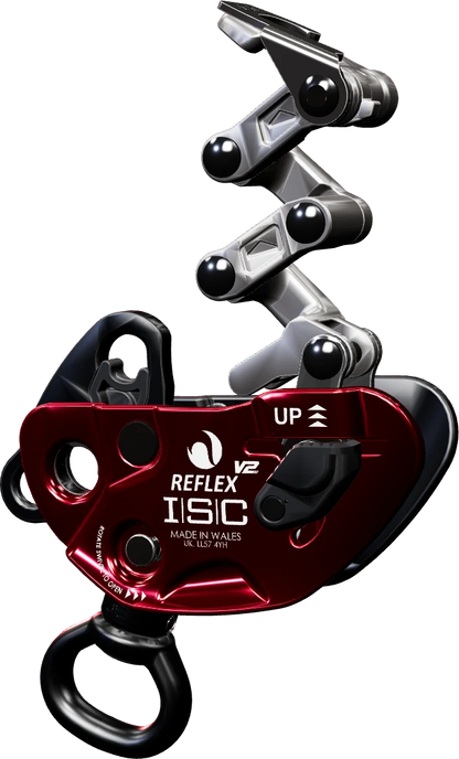 ISC REFLEX V2 close-up showing redesigned upper links