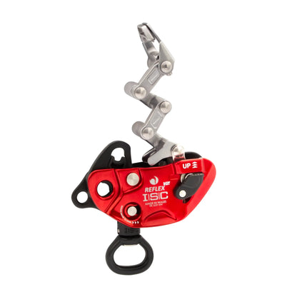 ISC REFLEX V2 Mechanical Hitch, red, with redesigned upper links and swivel eye