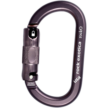 Rock Exotica rockO WireEye Oval Auto Lock Carabiner