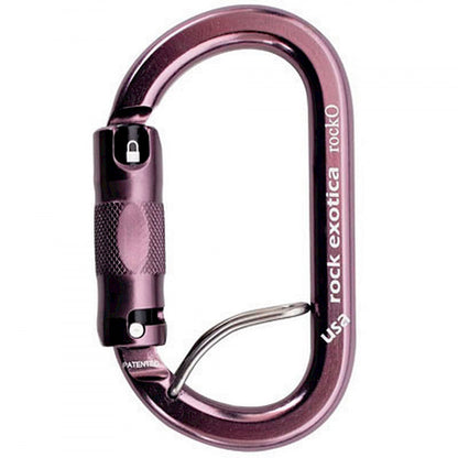 Rock Exotica rockO WireEye Oval Auto Lock Carabiner