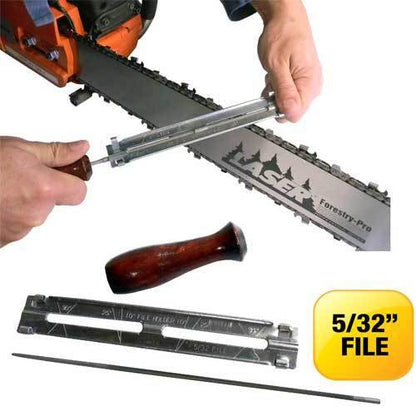 Notch 5/32" Professional Chainsaw Files for 3/8" Low Profile Chain, Box of 12