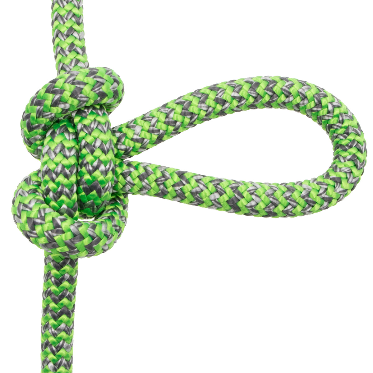 Silver Ivy 11.7mm climbing rope - knot